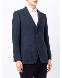 Blazer en laine bleu marine Man On The Boon.