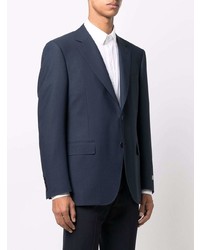 Blazer en laine bleu marine Canali