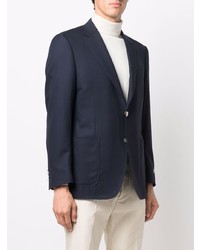 Blazer en laine bleu marine Canali