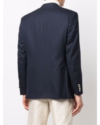 Blazer en laine bleu marine Canali