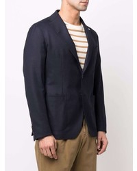 Blazer en laine bleu marine Tagliatore