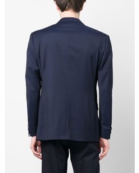 Blazer en laine bleu marine Corneliani