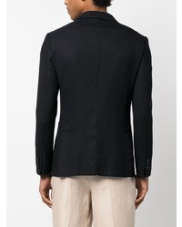 Blazer en laine bleu marine Zegna