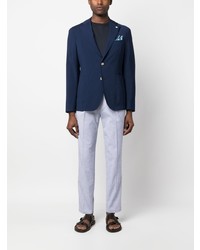 Blazer en laine bleu marine Manuel Ritz