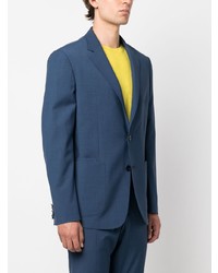 Blazer en laine bleu marine Zegna