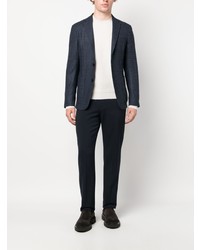 Blazer en laine bleu marine Zegna