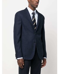 Blazer en laine bleu marine Zegna