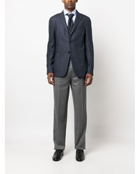 Blazer en laine bleu marine Zegna