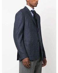 Blazer en laine bleu marine Zegna