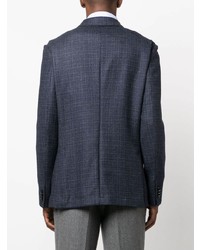 Blazer en laine bleu marine Zegna