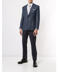 Blazer en laine bleu marine Gieves & Hawkes