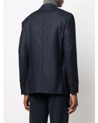 Blazer en laine bleu marine Lardini