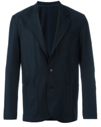 Blazer en laine bleu marine Societe Anonyme