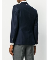 Blazer en laine bleu marine Thom Browne