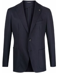 Blazer en laine bleu marine Tagliatore