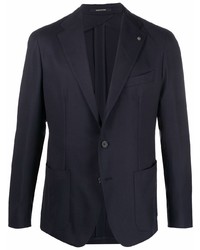 Blazer en laine bleu marine Tagliatore