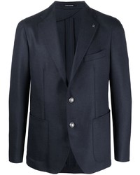 Blazer en laine bleu marine Tagliatore