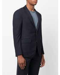 Blazer en laine bleu marine Canali