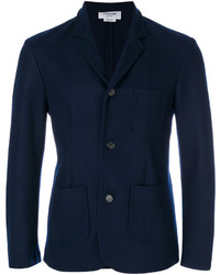 Blazer en laine bleu marine Thom Browne