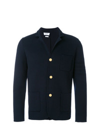 Blazer en laine bleu marine Thom Browne