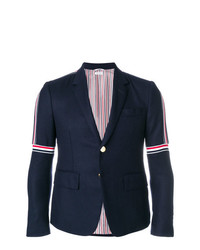 Blazer en laine bleu marine Thom Browne