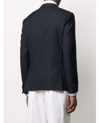 Blazer en laine bleu marine Z Zegna