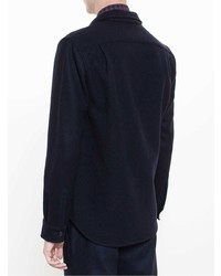 Blazer en laine bleu marine Ann Demeulemeester Grise