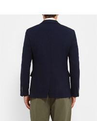 Blazer en laine bleu marine Lardini