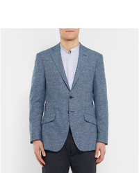 Blazer en laine bleu Richard James