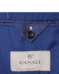 Blazer en laine bleu Canali
