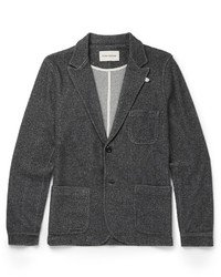 Blazer en laine gris foncé