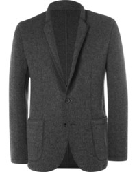 Blazer en laine gris foncé