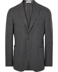 Blazer en laine gris foncé Boglioli