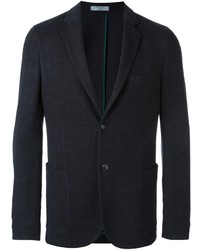 Blazer en laine gris foncé Boglioli