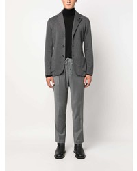 Blazer en laine gris foncé Lardini