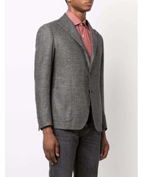 Blazer en laine gris foncé Tagliatore