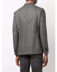 Blazer en laine gris foncé Tagliatore