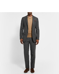 Blazer en laine gris foncé Richard James