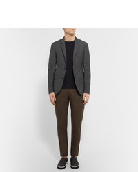 Blazer en laine gris foncé Lanvin