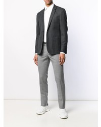 Blazer en laine gris foncé Sandro Paris