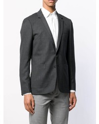 Blazer en laine gris foncé Sandro Paris