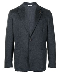 Blazer en laine gris foncé Colombo