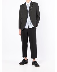 Blazer en laine gris foncé Comme des Garcons Homme Deux