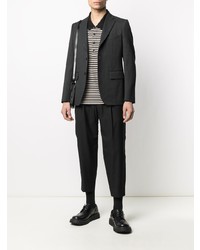 Blazer en laine gris foncé Comme des Garcons Homme Deux