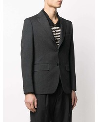 Blazer en laine gris foncé Comme des Garcons Homme Deux