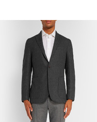 Blazer en laine gris foncé Boglioli