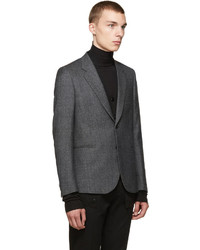 Blazer en laine gris foncé Paul Smith