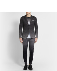 Blazer en laine gris foncé Neil Barrett