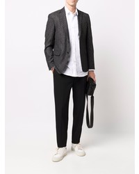 Blazer en laine gris foncé Karl Lagerfeld