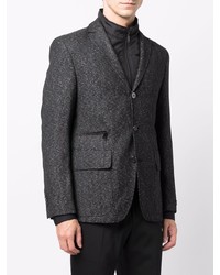 Blazer en laine gris foncé Karl Lagerfeld